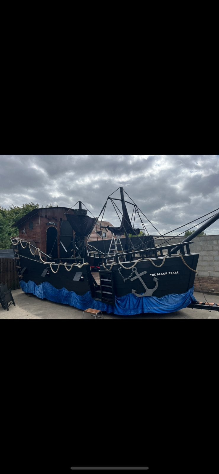 Te huur mooie piraten boot carnavalswagen, Enlèvement, Utilisé