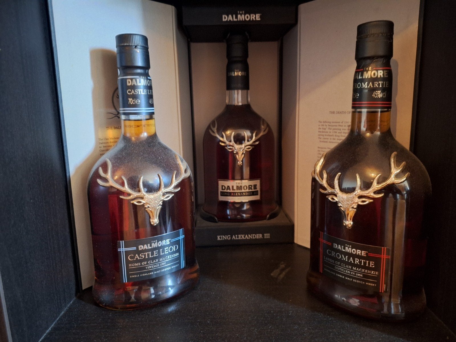 The dalmore, Collections, Vins, Enlèvement