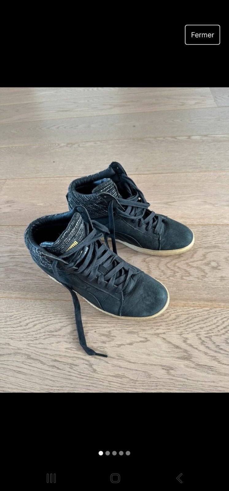 Basket hautes puma noires, Enlèvement ou Envoi, Puma, Sneakers et Baskets, Porté
