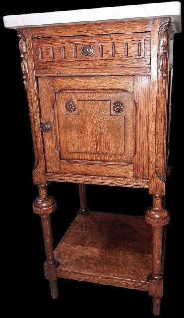 Table de chevet Henry II en chêne., Enlèvement