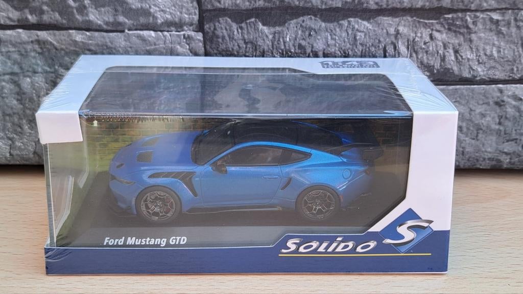 Ford Mustang GTD 1/43éme, Hobby en Vrije tijd, Modelauto's | 1:43, Solido, Auto, Solido, Nieuw