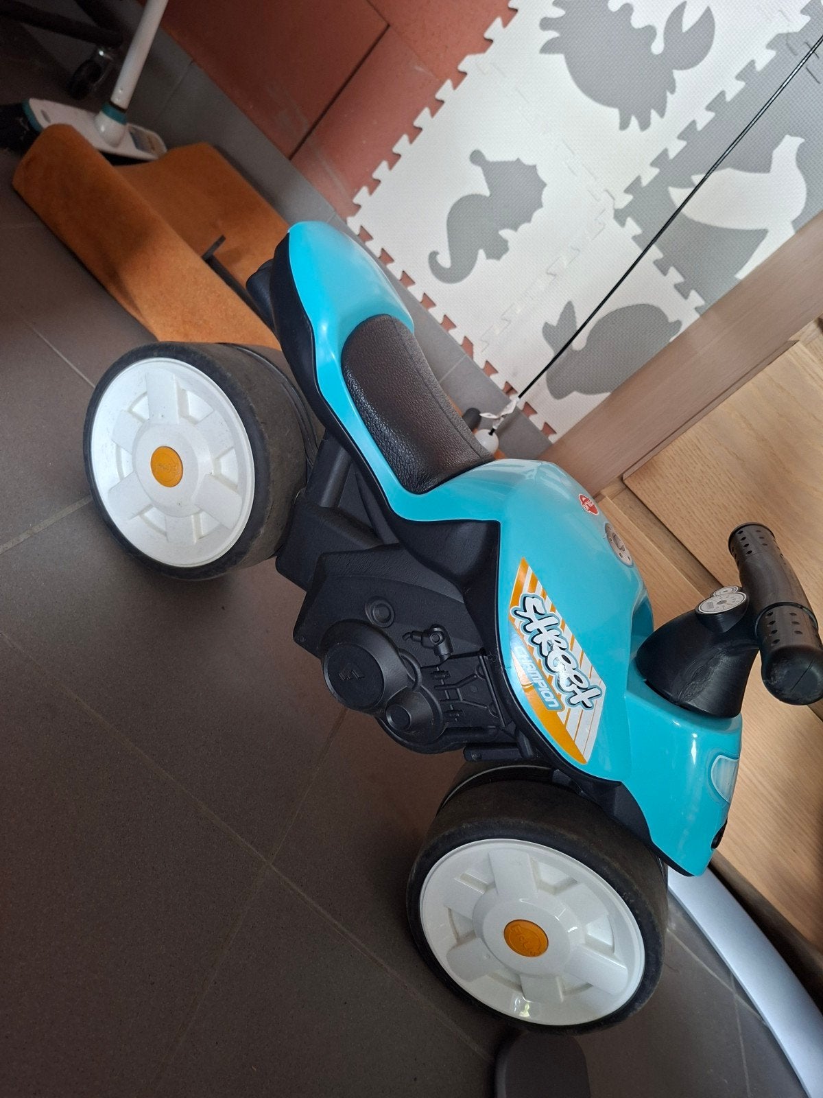 Loopfiets, Ophalen