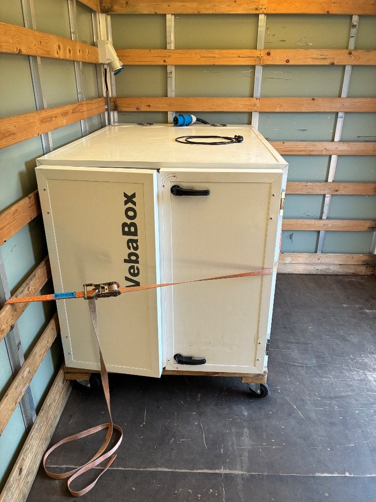Veba koelbox, Ophalen, Koelbox