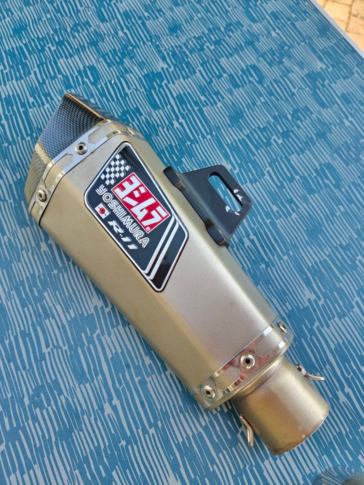 Slip on Yoshimura replica demper., Motos, Pièces | Toutes-marques, Enlèvement