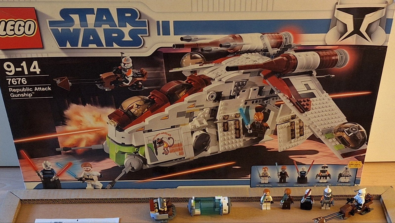 LEGO Star Wars 7676 Republic Attack Gunship, Kinderen en Baby's, Speelgoed | Duplo en Lego, Ophalen, Star Wars, Lego, Inclusief instructies