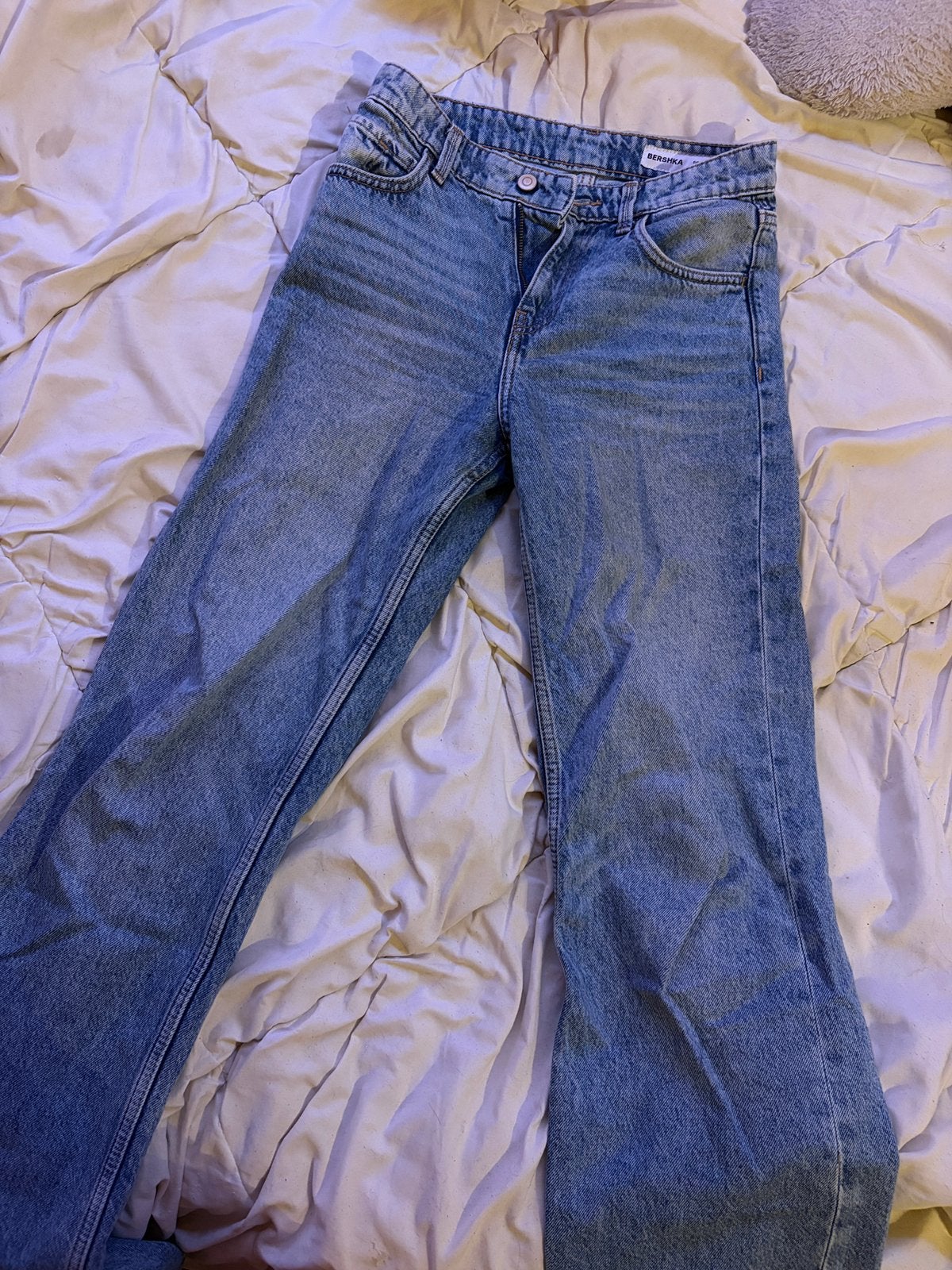 jean bershka, Enlèvement ou Envoi, Comme neuf, Bleu