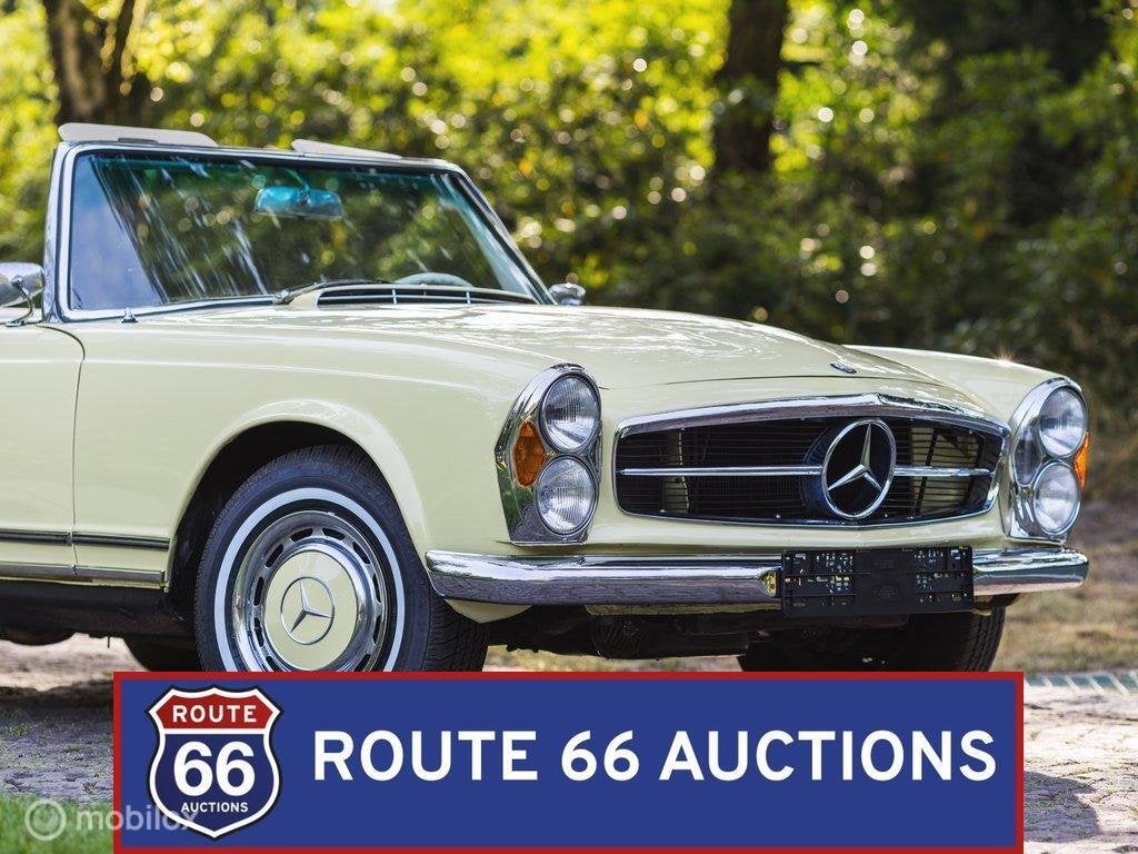 Mercedes-Benz 230 SL Pagoda | 1964 | Route 66 Auctions, Autos, Achat, Entreprise, Boîte manuelle, Autre carrosserie