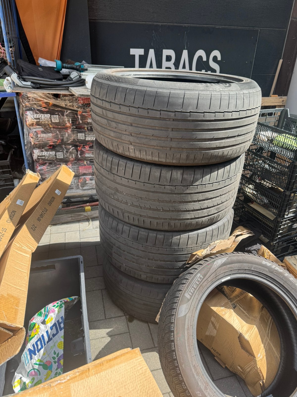 Banden. 275 45 r21 315 40 R21, Auto-onderdelen, Banden en Velgen, Ophalen, Gebruikt, 21 inch, Band(en)