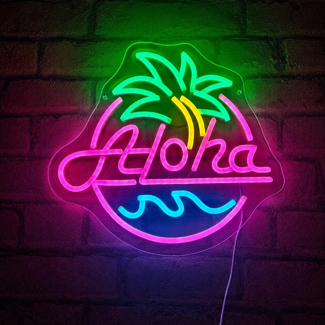 🌴 LAMPE LED ALOHA 🌴, Enlèvement ou Envoi, Vintage