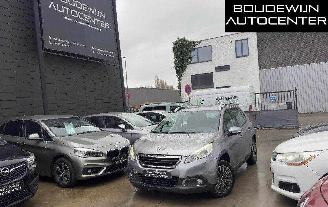 Peugeot 2008 1.2Benzine Euro6B 2016 177.xxxkm/Airco,Cruise,., Voorwielaandrijving, Stof, Zwart, 5 deurs
