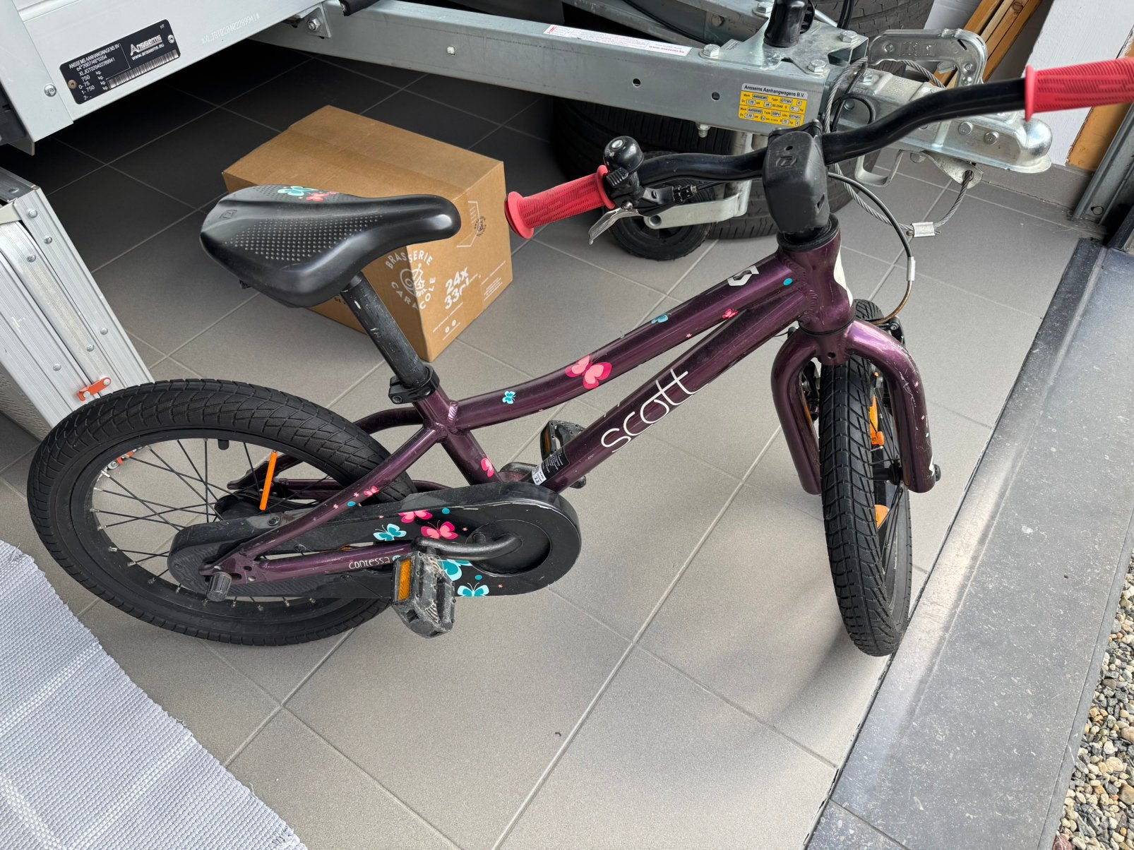 Cube fiets Kinderen - maat 16, Fietsen en Brommers, Ophalen, Gebruikt, 16 tot 20 inch