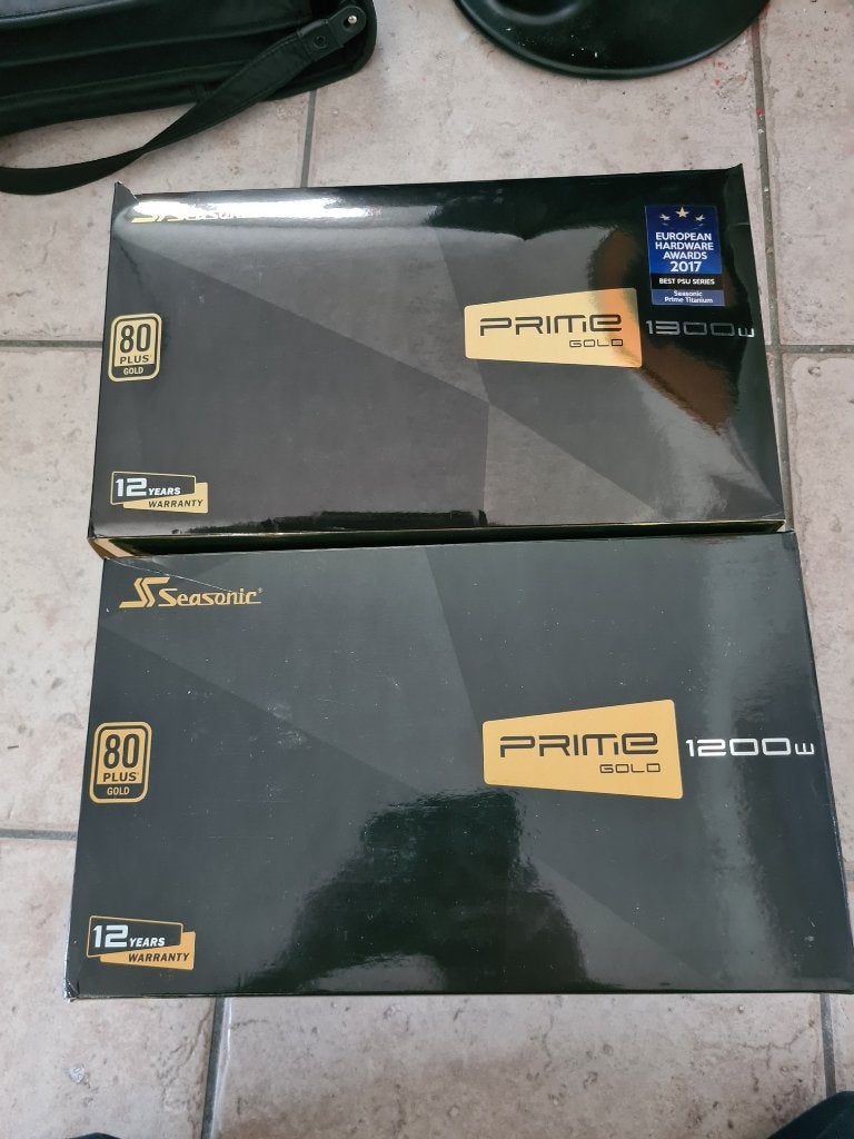 seasonic prime gold 1200 w computer voeding, Computers en Software, Ophalen of Verzenden, Zo goed als nieuw