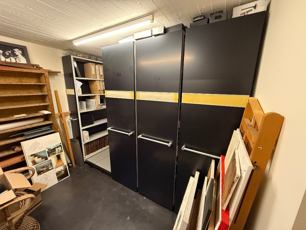 Ensemble de rayonnage mobile Romini, Archives et Rangement, Enlèvement, Utilisé, Armoire