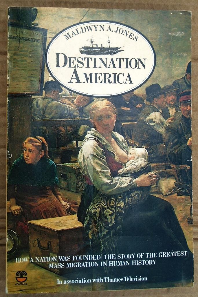 Destination America - 1977 - Maldwyn A. Jones (1922-2007), Enlèvement ou Envoi, 19e siècle, Utilisé, Maldwyn Allen Jones (1922–2007)