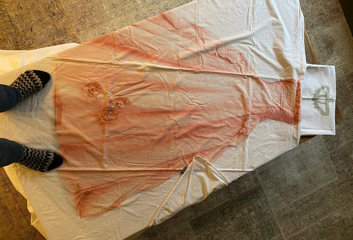Drap-housse princesse pour 2 personnes 160/200, Enlèvement ou Envoi, Comme neuf