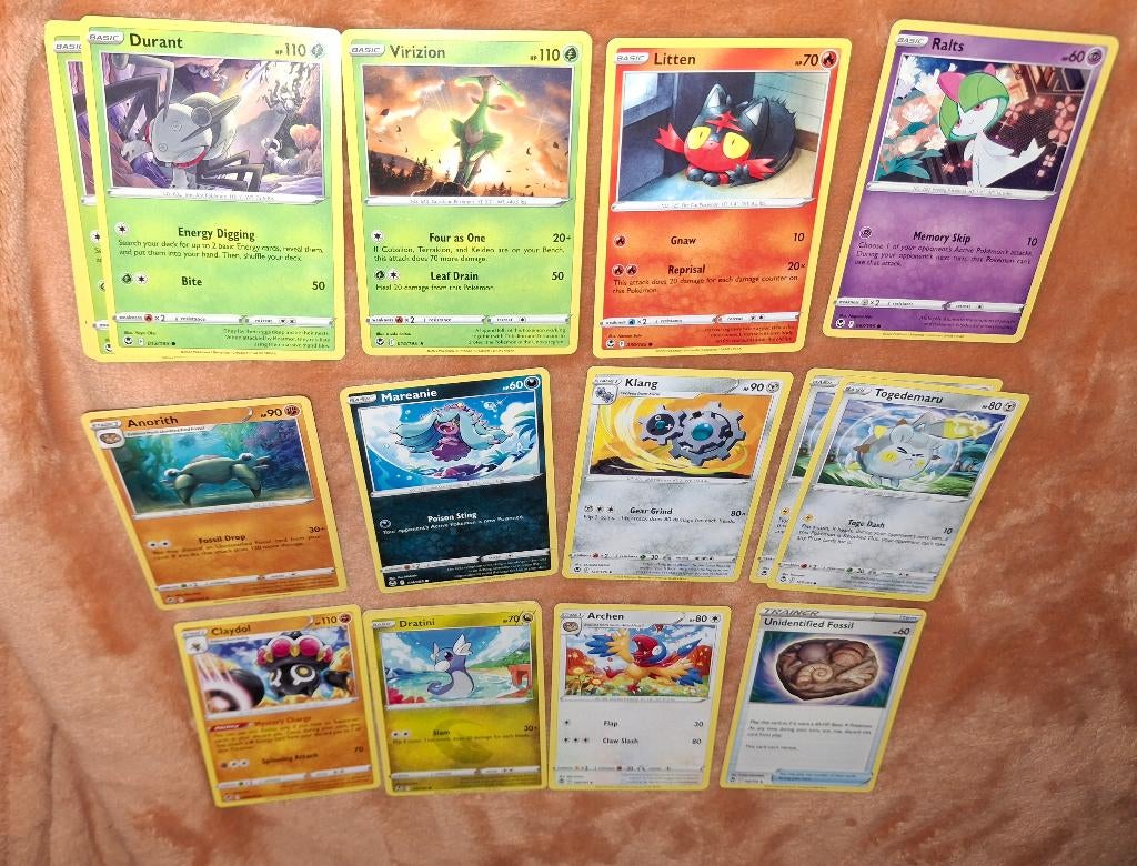 Silver Tempest Pokémon kaarten te ruil, Enlèvement ou Envoi, Comme neuf, Plusieurs cartes, Foil