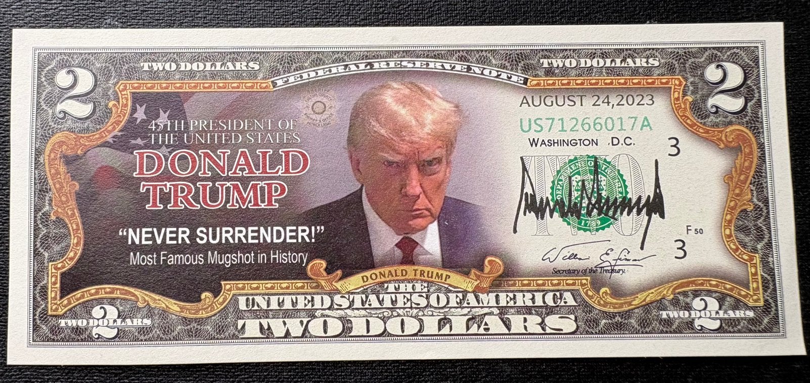Biljet Donald Trump USA, Postzegels en Munten, Bankbiljetten | Amerika, Verzenden
