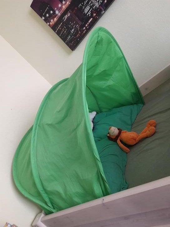 Tente de lit enfant, Enlèvement
