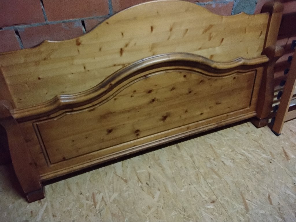tweepersoonsbed, Huis en Inrichting, Slaapkamer | Bedden, Ophalen, Gebruikt, 210 cm, Tweepersoons