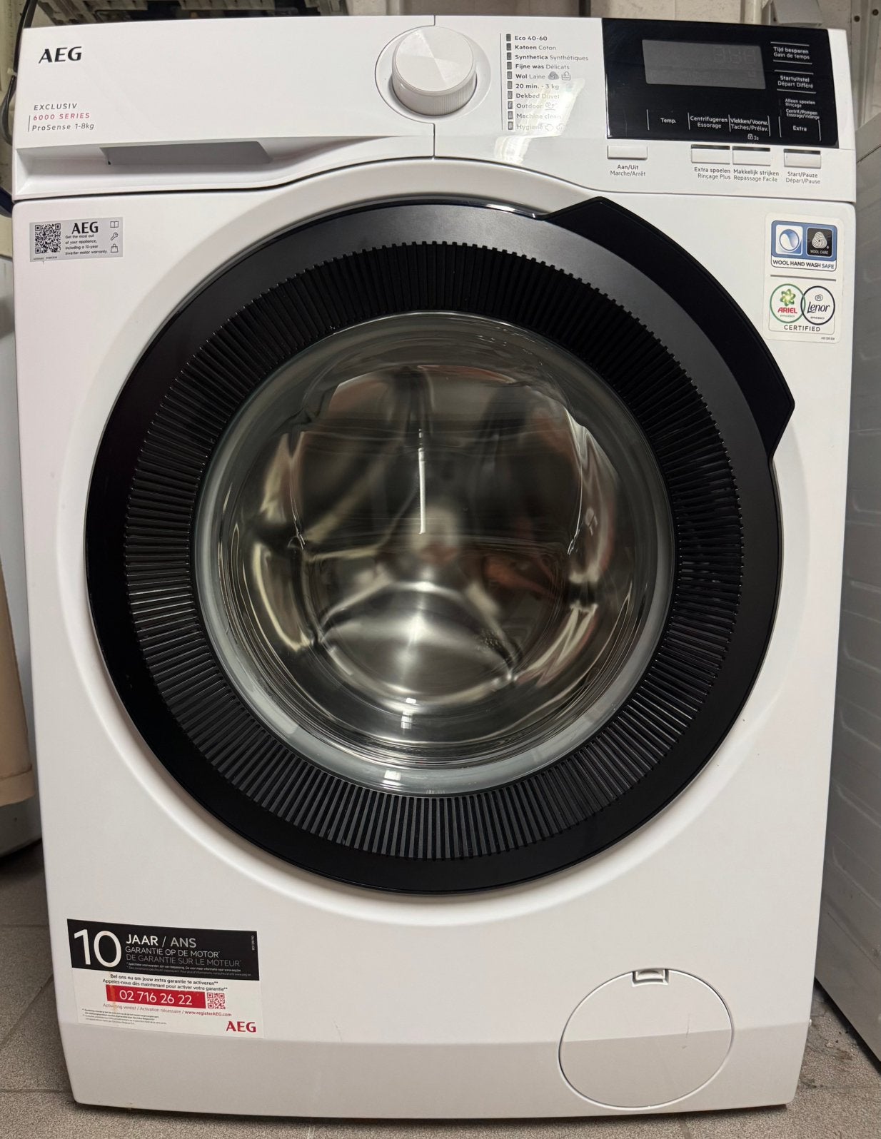 Machine a laver AEG exclusiv 6000 series 8kg, Ophalen, Zo goed als nieuw