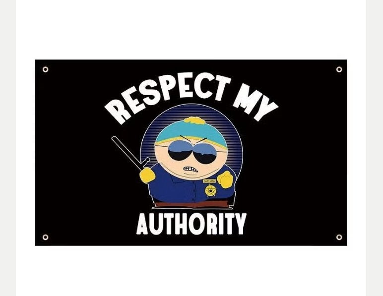 Grands drapeaux Southpark - Cartman (150x90cm), Enlèvement ou Envoi, Neuf