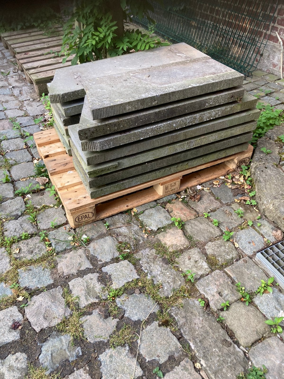 Marche ou seuil en pierre bleue belge Soignies, Enlèvement, Utilisé, Autres matériaux