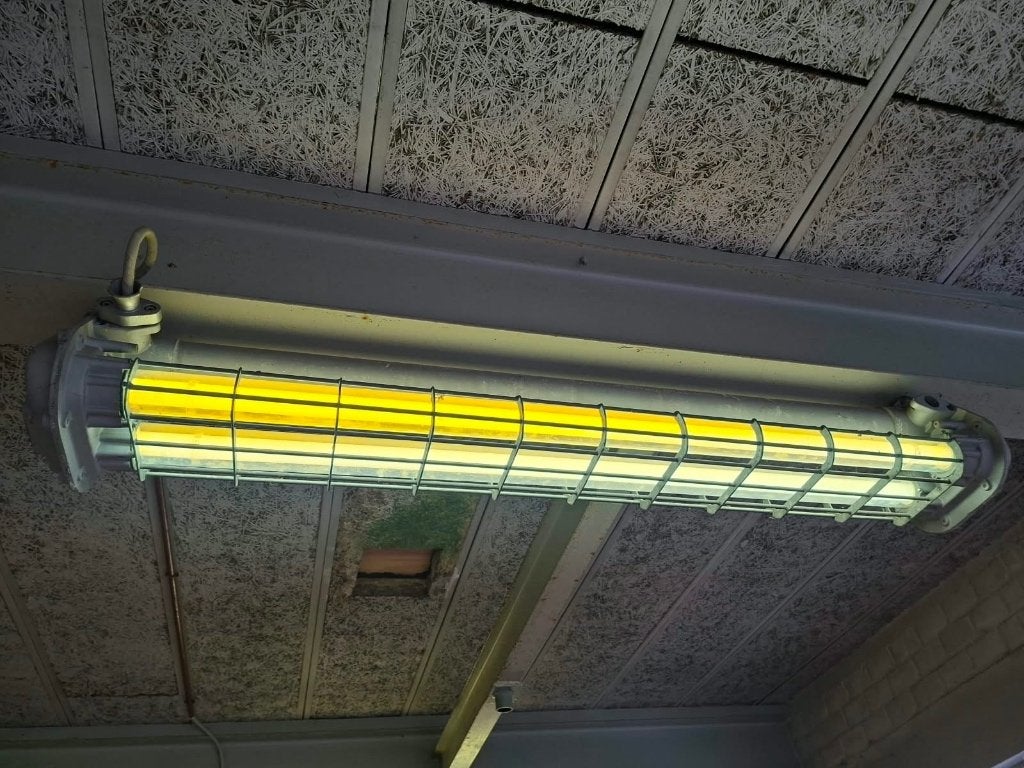 Industriële verlichting Schreder vintage, Antiek en Kunst, Antiek | Verlichting, Ophalen