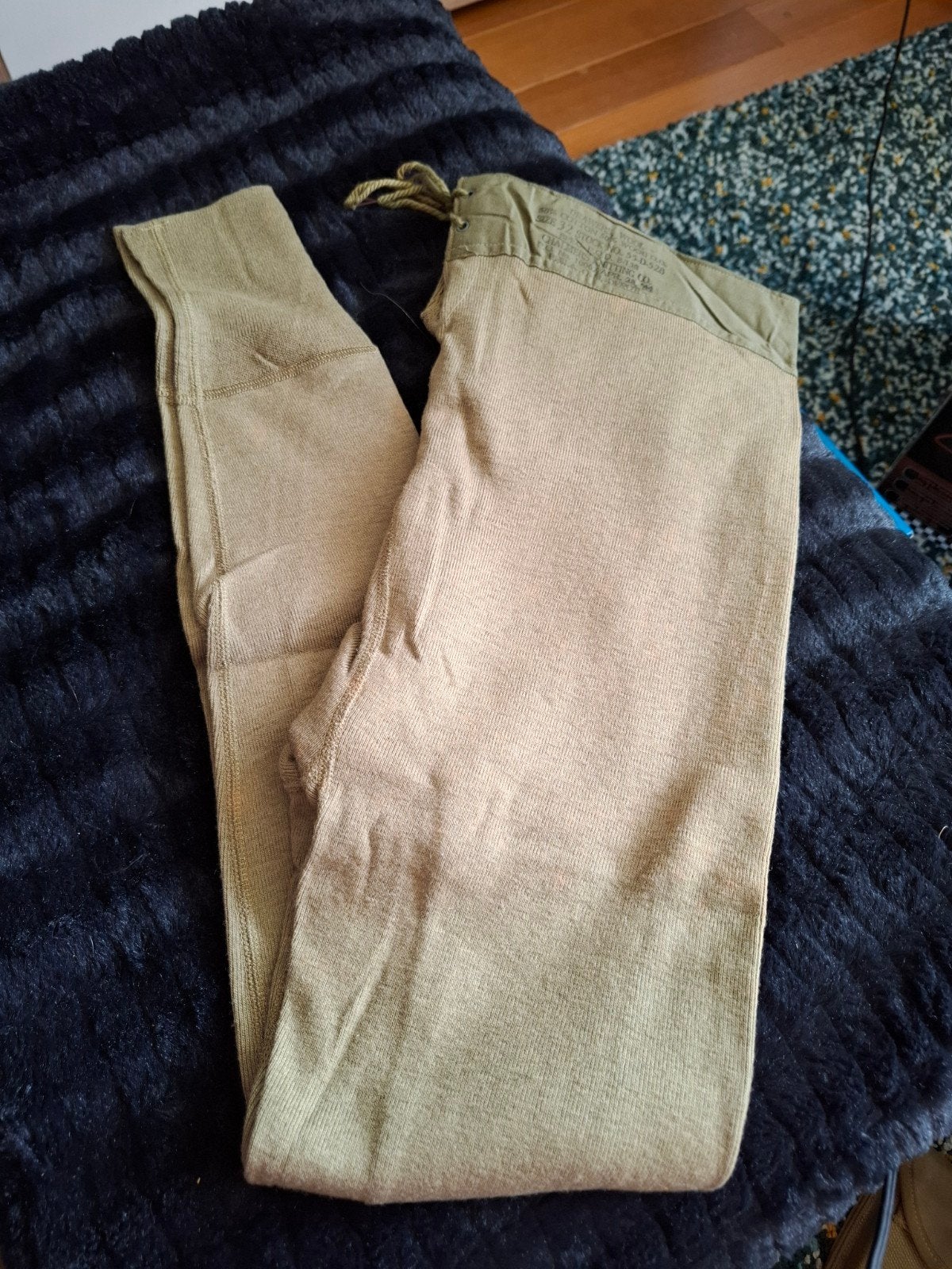 Caleçon Long US Army WW2 Original - Daté 1944 - Chalmers Kni, Enlèvement ou Envoi