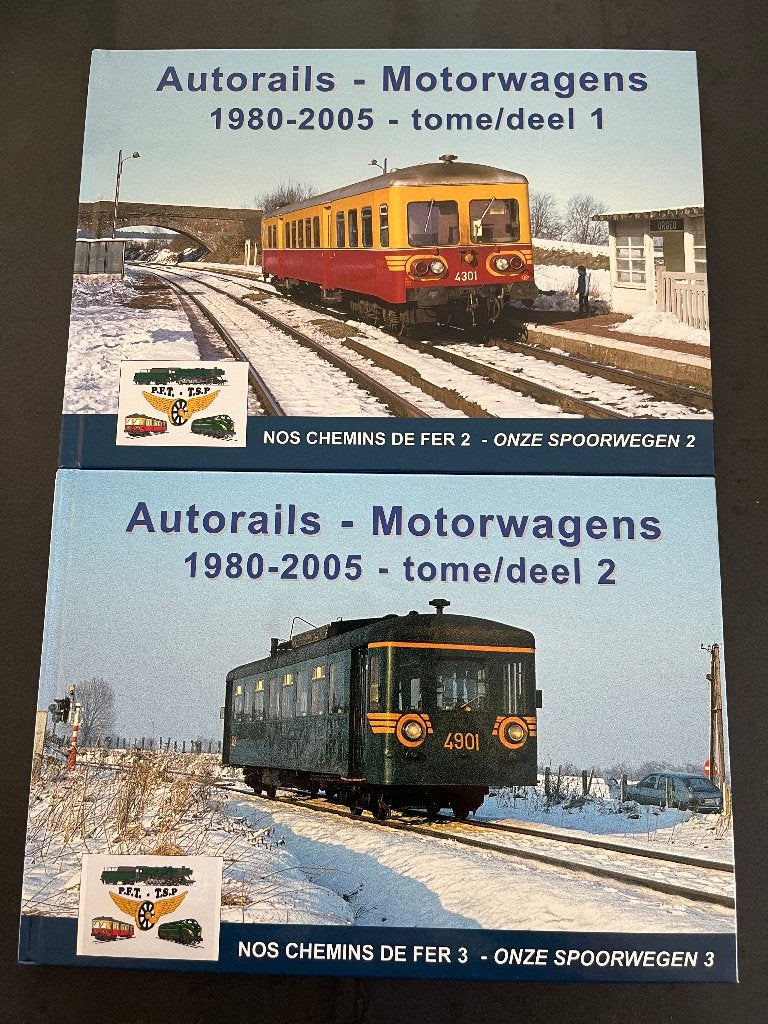 Autorails - Motorwagens 1980-2005 - tome/deel 1+2, Boeken, Vervoer en Transport, Nieuw, Trein, Ophalen of Verzenden