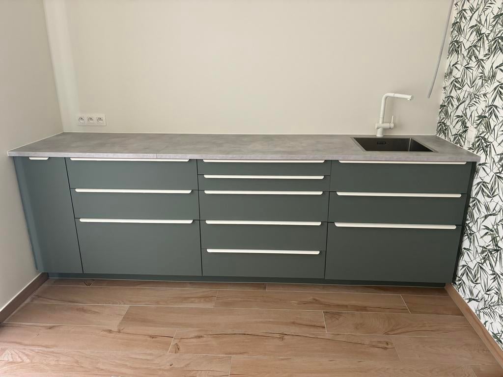 Keuken module ikea, Huis en Inrichting, Ophalen, Groen, 50 tot 100 cm, Zo goed als nieuw
