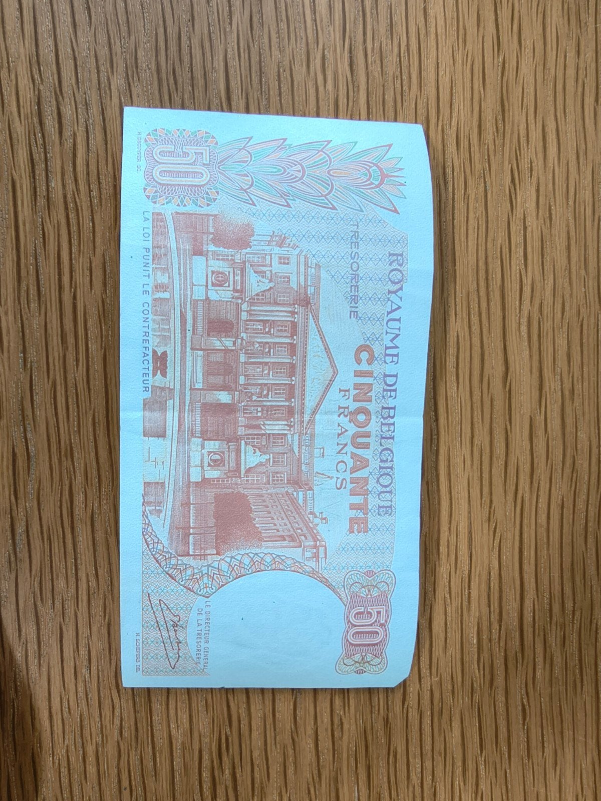 Billet de 50 francs belge 1966, Timbres & Monnaies, Enlèvement ou Envoi, Belgique