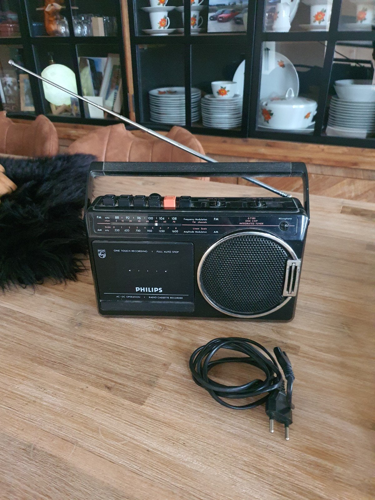 vintage philips radio casette D7180, Ophalen, Radio
