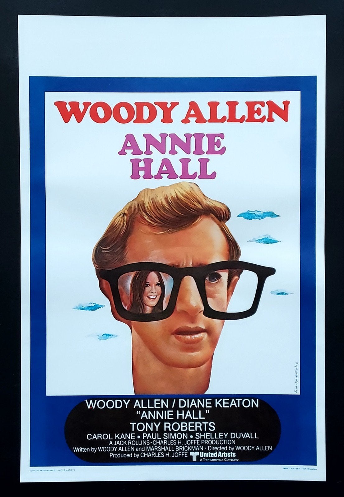 ANNIE HALL affiche 1977 Woody ALLEN Diane KEATON, Envoi