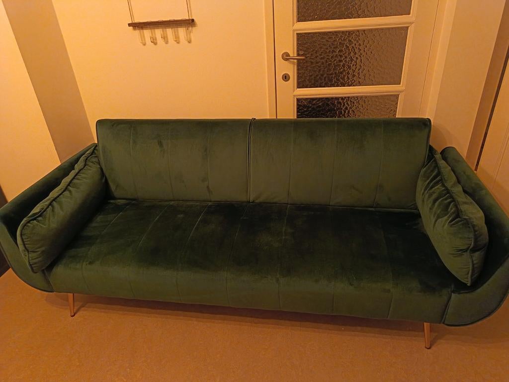Slaap zetel - donker groen, Ophalen