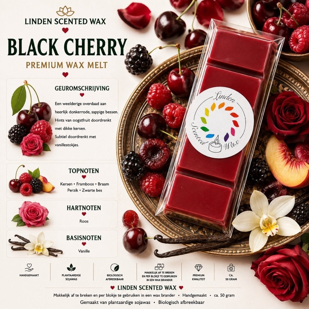 Waxmelts BLACK CHERRY fragrance wax melt snapbar, Enlèvement ou Envoi, Neuf, Cire, Bougie