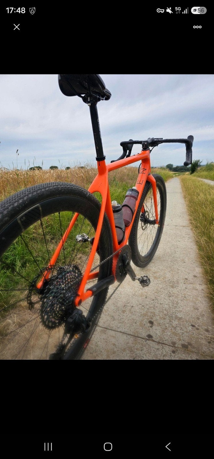 Vélo de gravel Open Wide, Enlèvement