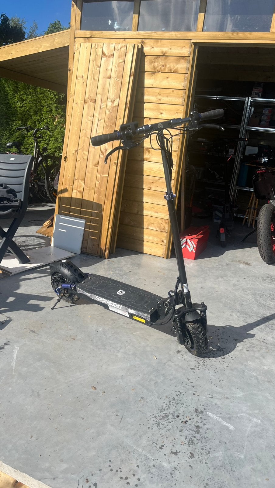 E-cross pro blue 2 elektrische step, Ophalen of Verzenden, Zo goed als nieuw