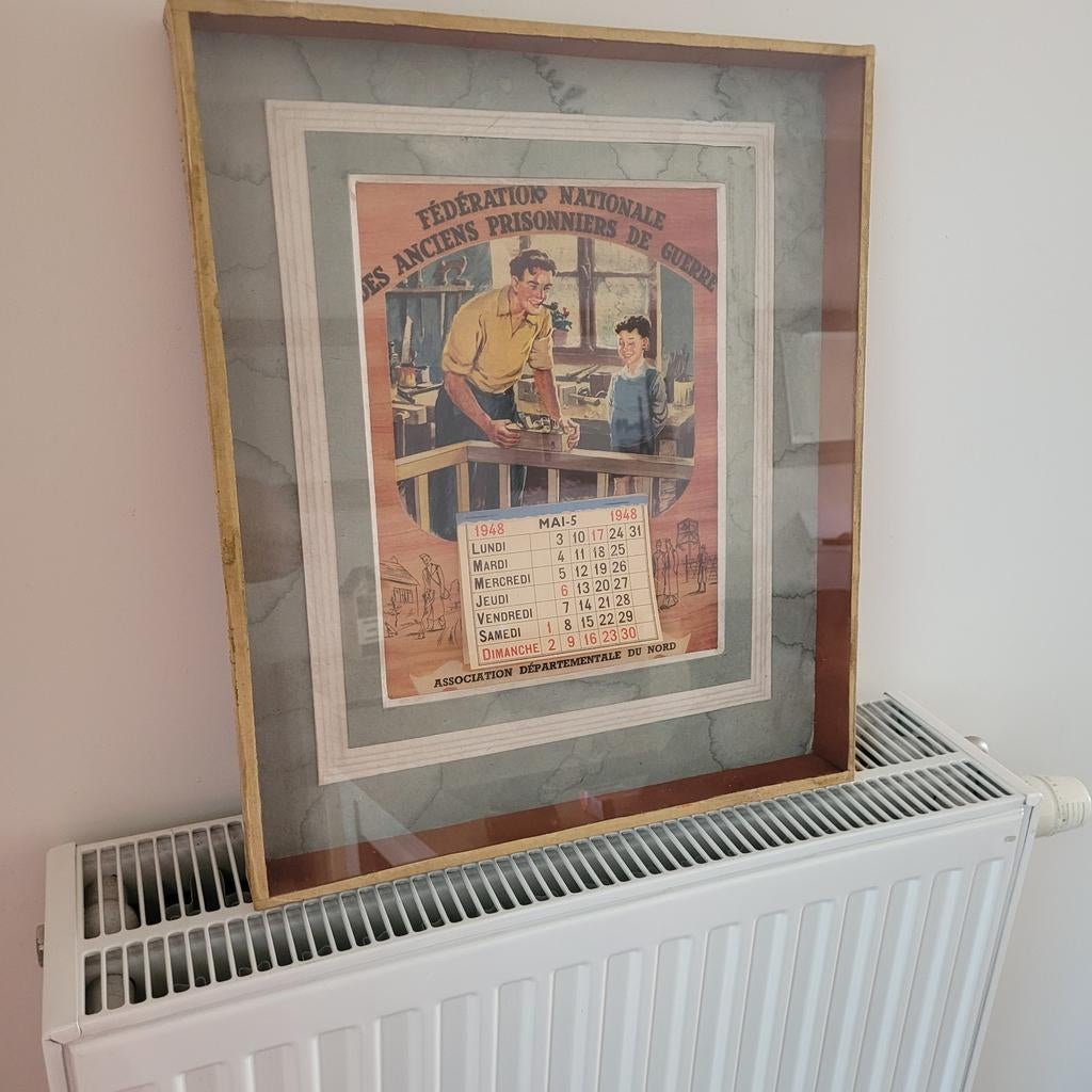Calandrier prisonnier de guerre 1948, Enlèvement ou Envoi