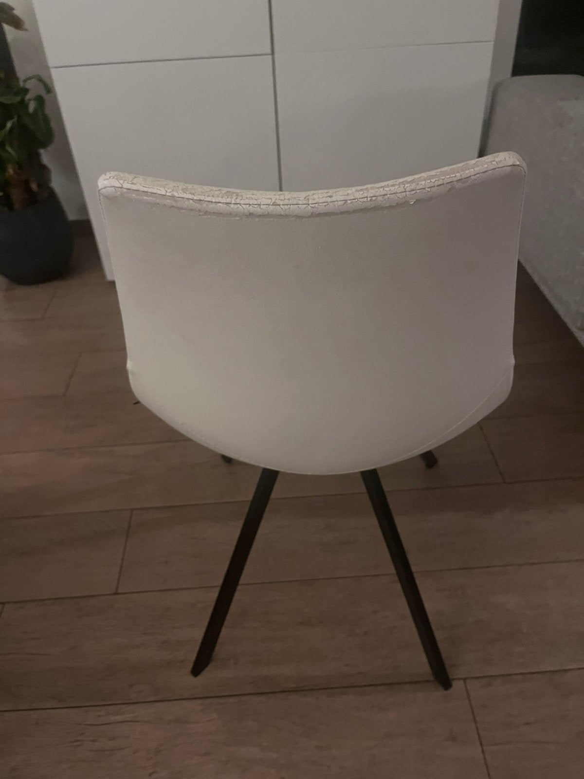 6 stoelen van merk Castleline, Maison & Meubles, Enlèvement, Autres matériaux, Blanc, Modern