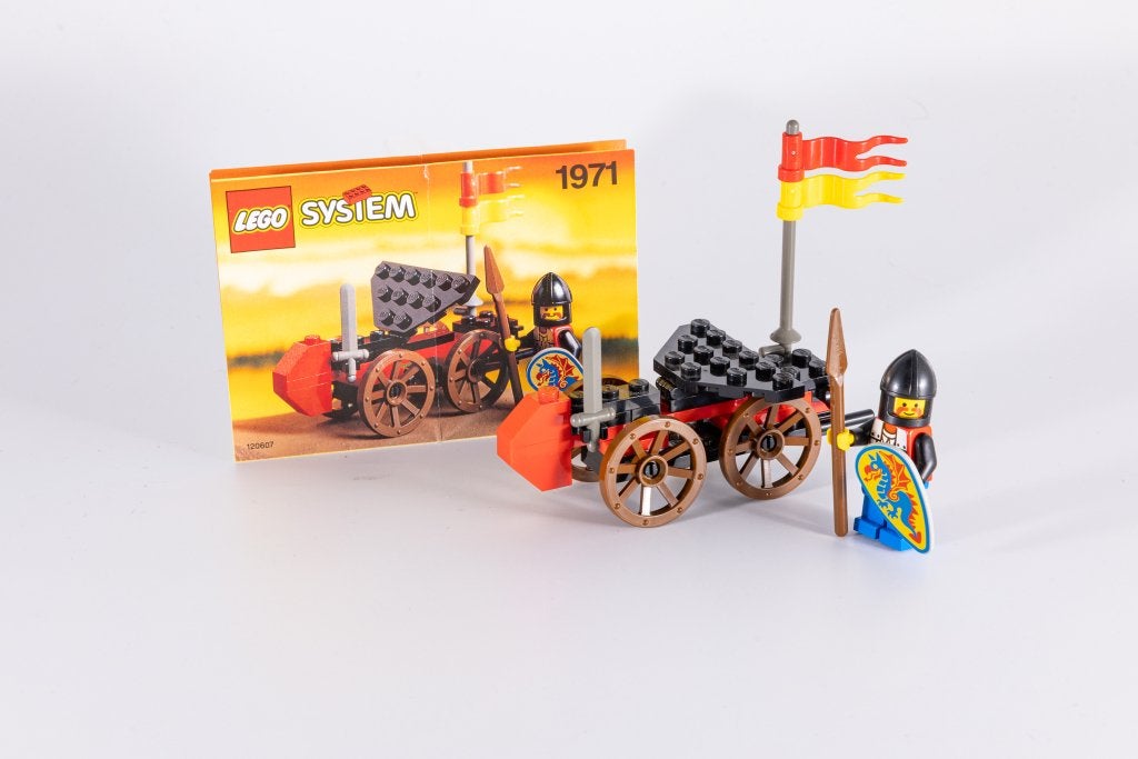 LEGO 1971 Battering Ram (1993) - complet avec manuel, Enlèvement ou Envoi, Lego, Ensemble complet, Instructions incluses