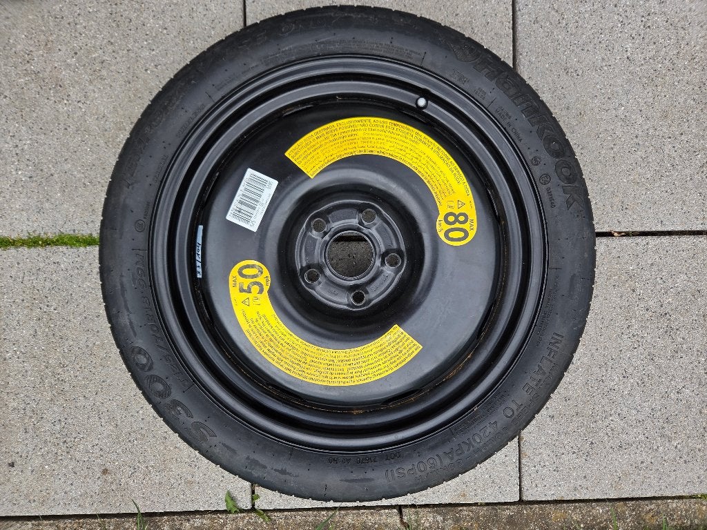 roue de secours VW, AUDI, SKODA,SEAT, Autos : Pièces & Accessoires, Pneus & Jantes, Pneus et Jantes, Pneus été, 18 pouces, Enlèvement