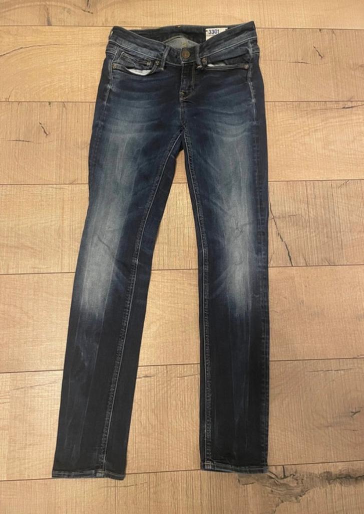 Blauwe skinny jeans, Kleding | Dames, Spijkerbroeken en Jeans, Ophalen of Verzenden, Zo goed als nieuw, Blauw, W27 (confectie 34) of kleiner