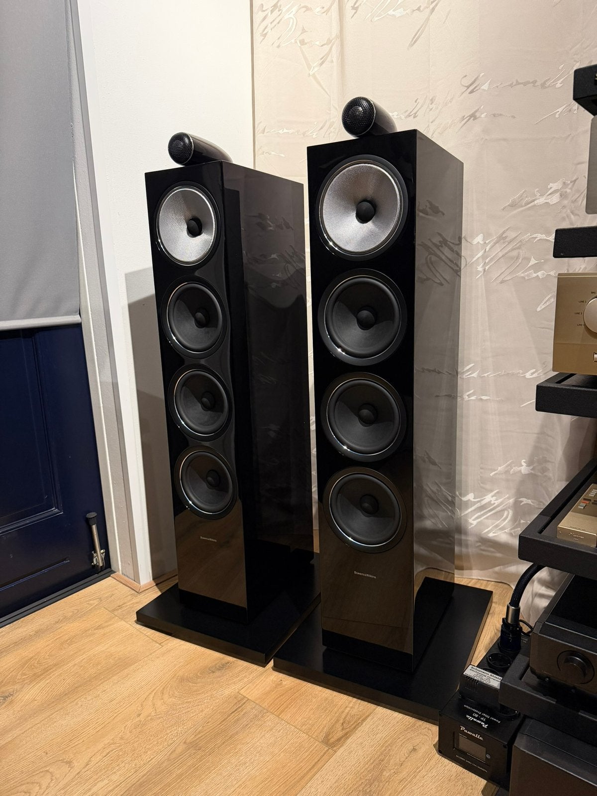 Mooie B&W 702 S2 Gloss Black Luidsprekers, TV, Hi-fi & Vidéo, Enceintes, Enlèvement ou Envoi, Bass-reflex, Comme neuf, Bowers & Wilkins (B&W)