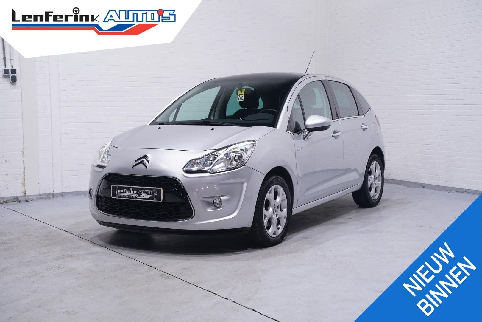 Citroen C3 1.6 VTi Exclusive NAP Cruise Panoramische-voorrui, Zwart, Bedrijf, Handgeschakeld, Parkeersensor