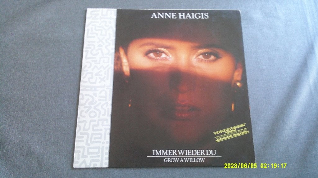 Anne Haigis – Immer wie du/Grow a willow (MAXI), Ophalen of Verzenden, Gebruikt, Pop, Overige typen