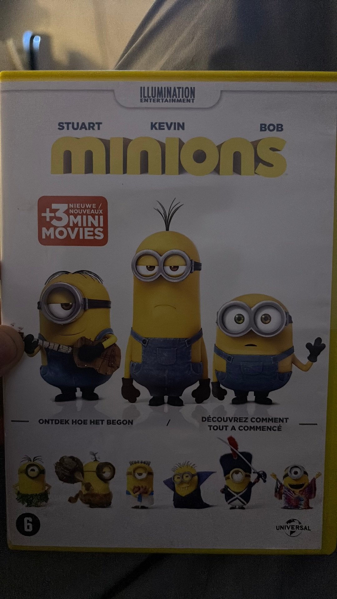 Minions  dvd, Ophalen of Verzenden, Zo goed als nieuw