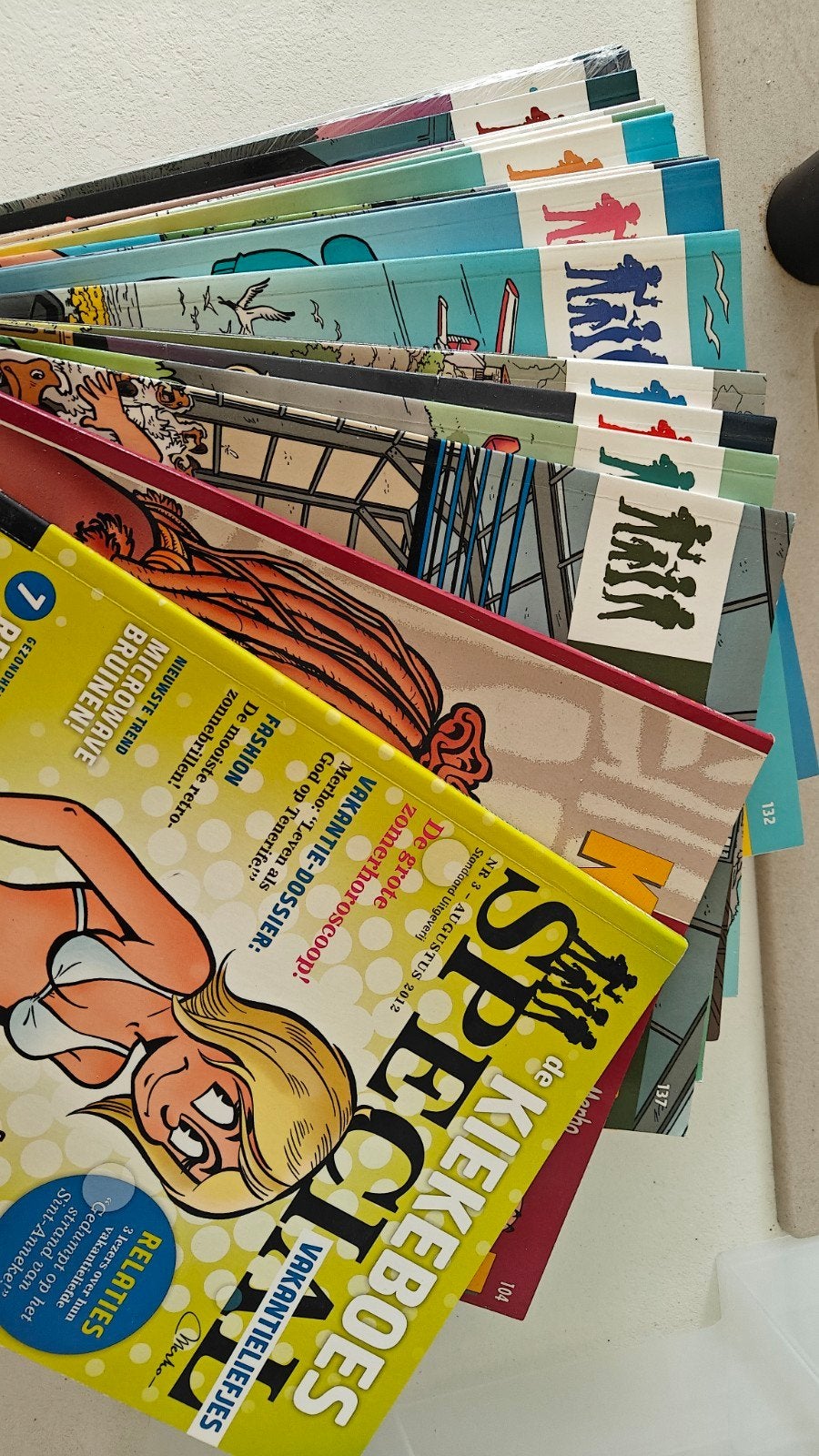 De Kiekeboes, Boeken, Ophalen