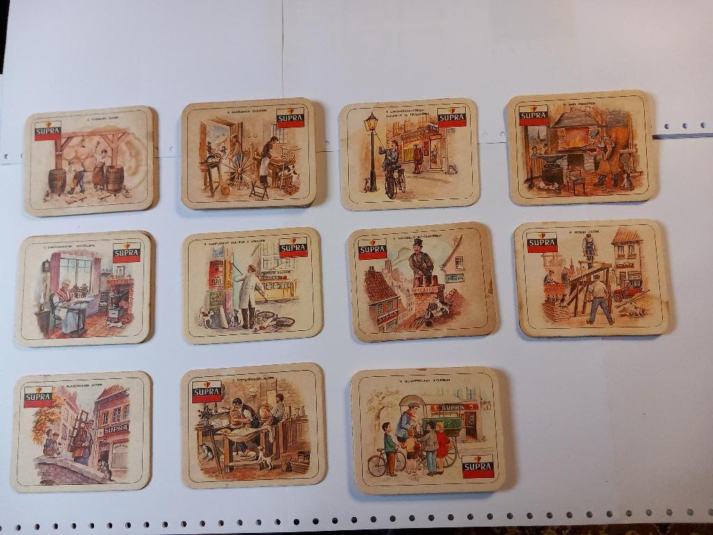 collectie kartonnen onderzetters, Ophalen of Verzenden, Gebruikt, Overige typen