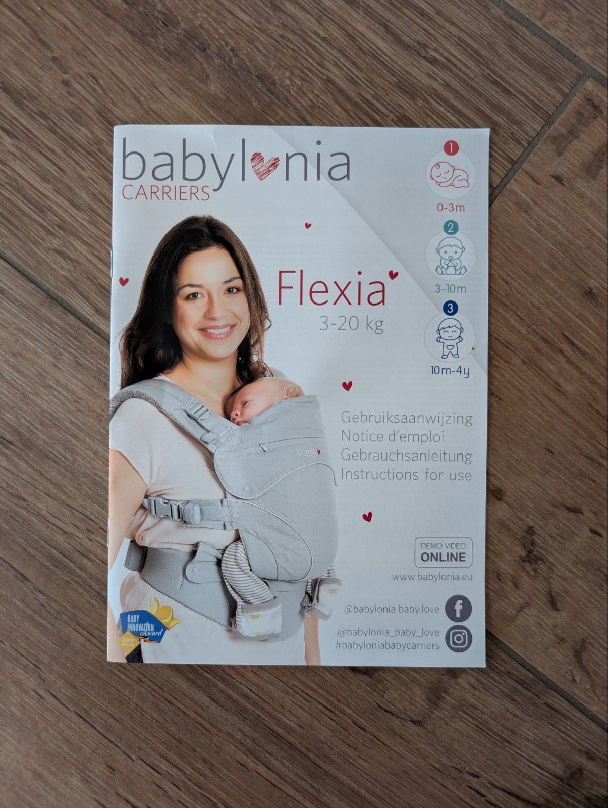 babylonia flexia draagzak meegroeiend, Kinderen en Baby's, Ophalen of Verzenden, Gebruikt, Buik of Rug, Draagzak