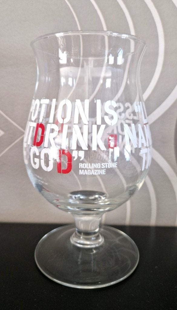 Duvel glas 'Michel Moortgat', Ophalen of Verzenden, Bierglas